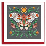 Quilling Card Cottage Core Moth (BL1503)