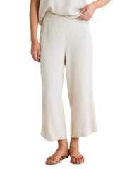 Nic & Zoe Dylan Linen Blend Pant  (BNZM263803) (Natural )