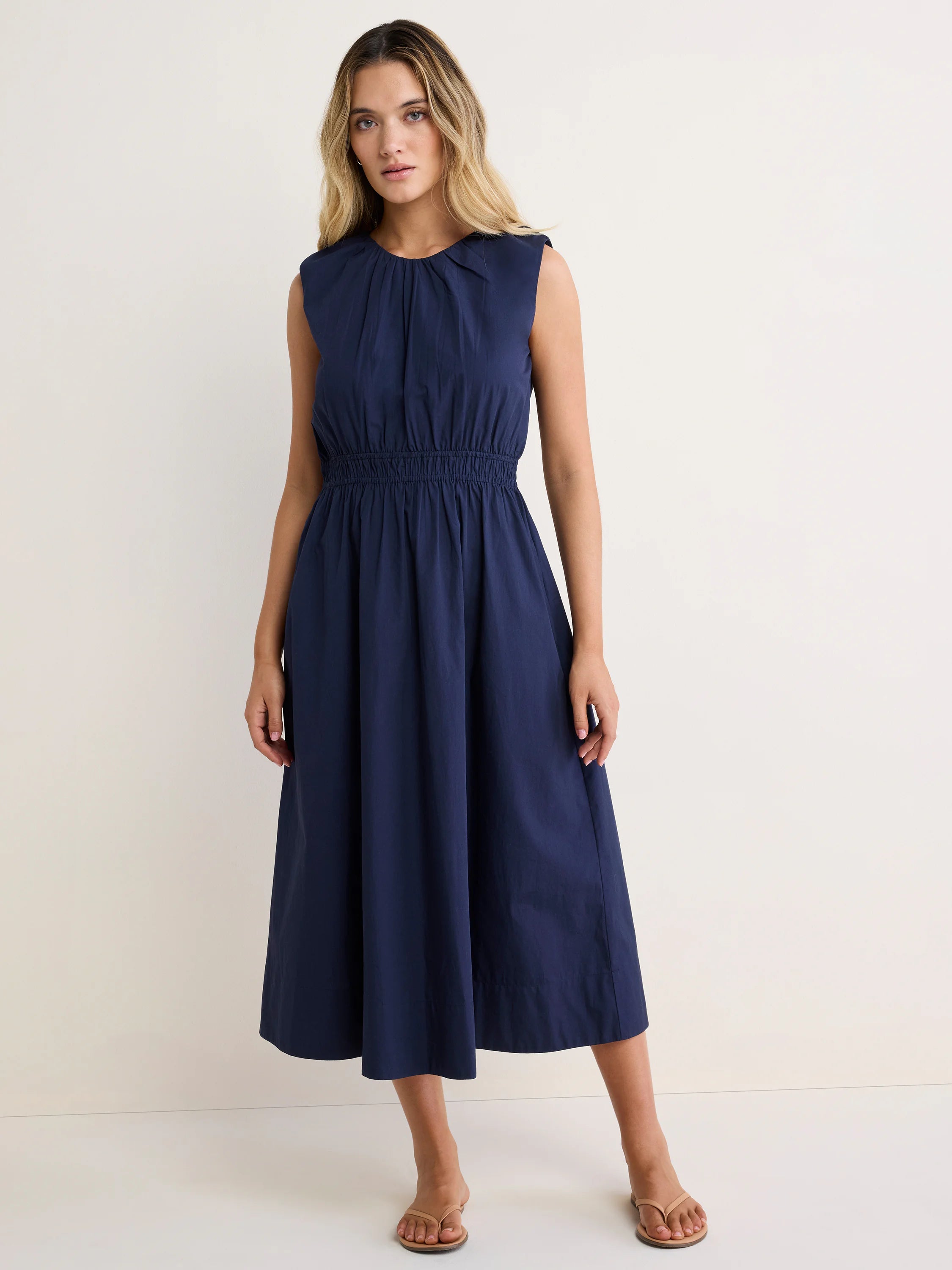 NZ by  Nic & Zoe Poplin Dakota Dress (BNZM263901) (Ink)