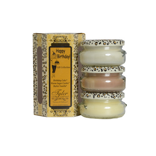 Tyler Candle Gift Set "Happy Birthday"