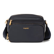 Baggallini Mott Crossbody (French Navy With Gold Hardware)(MTC213)