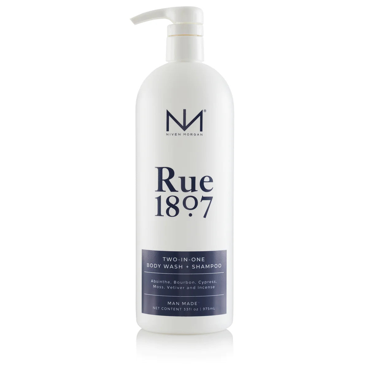 Niven Morgan Rue 1807 for Him Two-in-One Body Wash  33 oz (BWS1807XL)