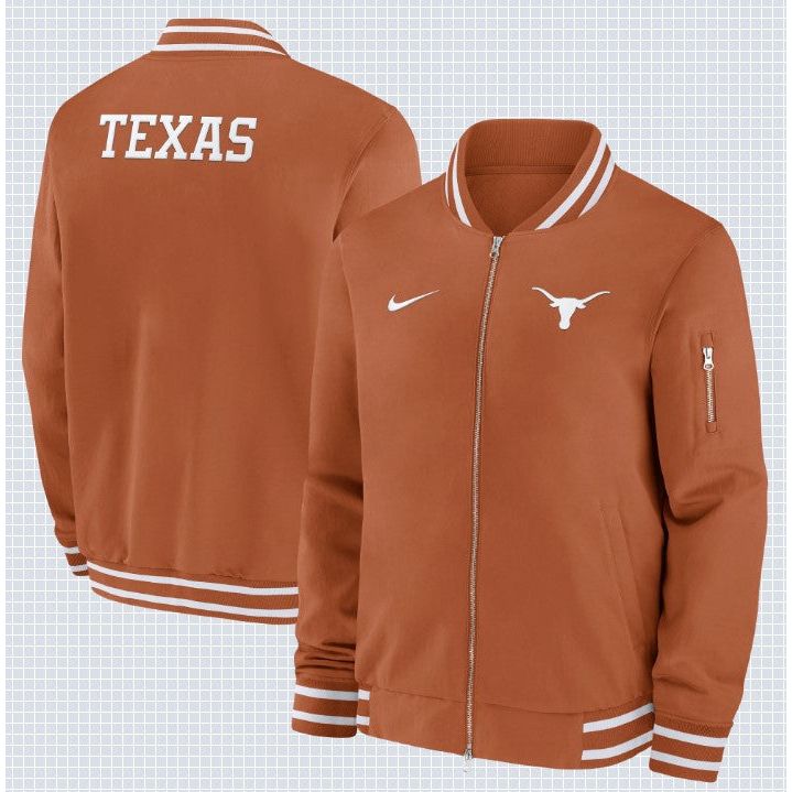 Texas Longhorn Nike Men's Bomber Jacket (02F3-08Y4-TXE-HGK)