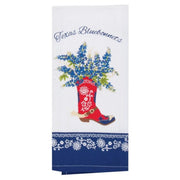Boot Full of Bluebonnets Kitchen Towel (R3763)