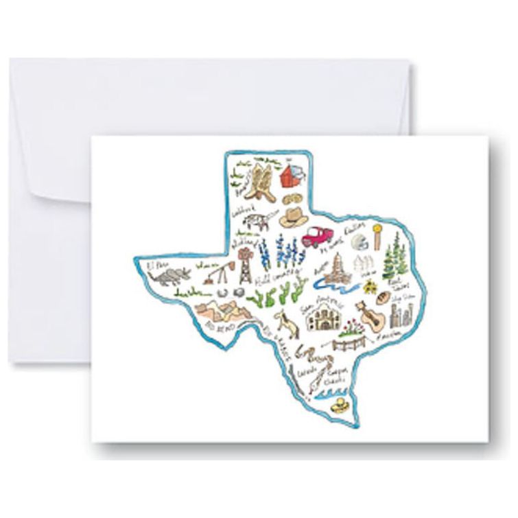 Claire Thompson Texas Boxed Note Cards (5 Styles)(BOXEDNOTECARDSFV)