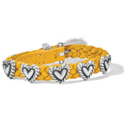 Brighton Roped Braid Heart Lemonade Bandit Bracelet