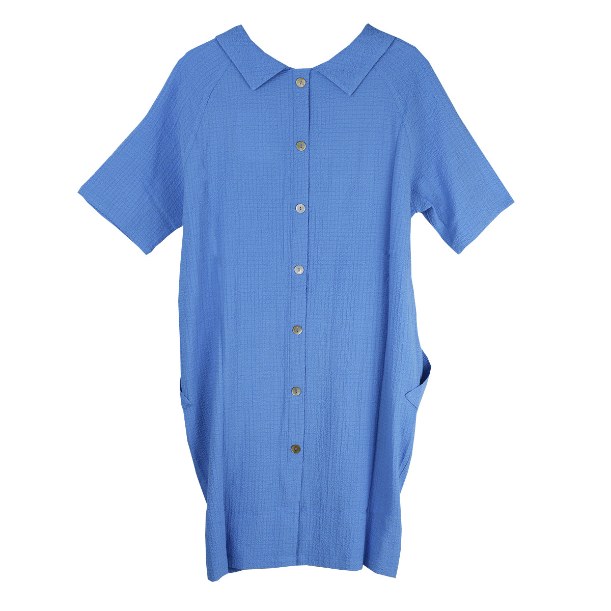 Toofan Cowl Neck 2- Pocket Button Back Dress (C196) Two colors