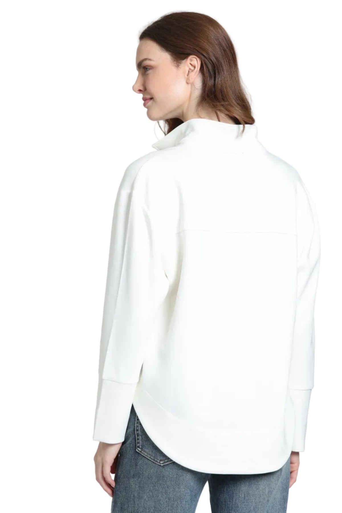 APNY Henley Top With Grommet Placket (C350) (Cloud White)