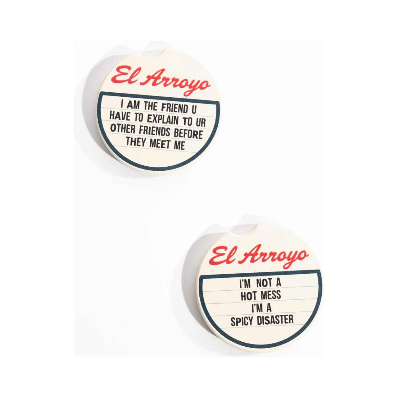 El Arroyo Car Coasters (Set of 2) (Multiple Styles)