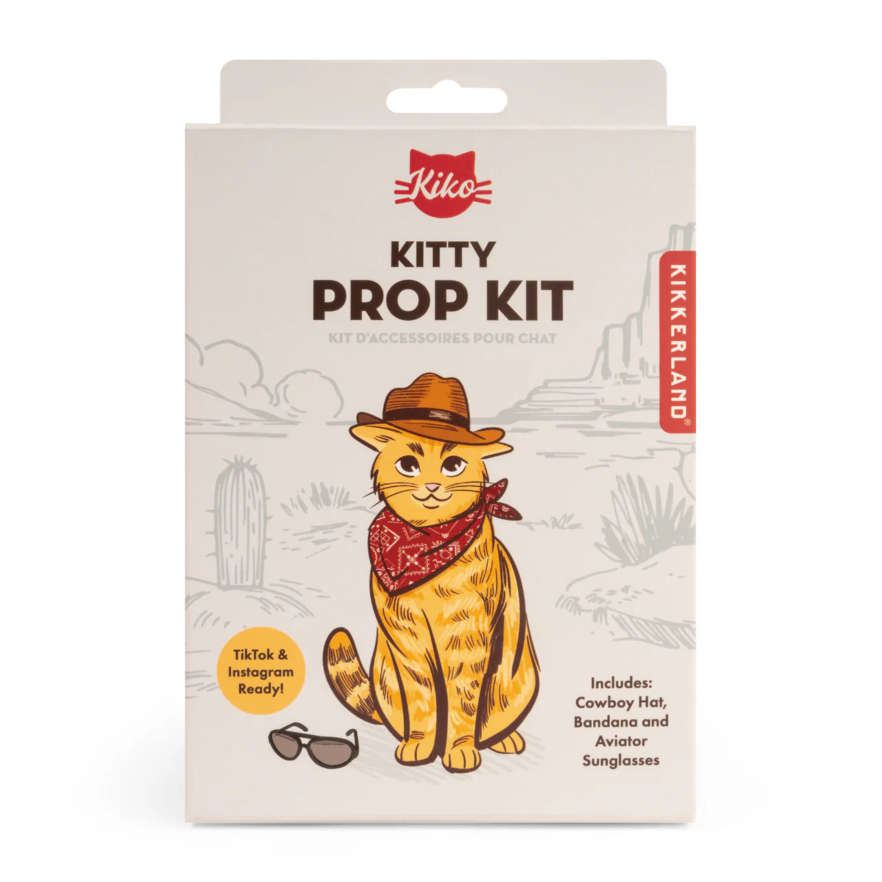Kikkerland Kiko Kitty Prop Kit