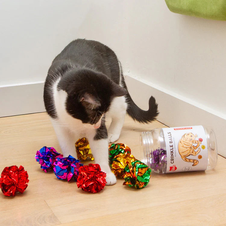 Kikkerland Crinkle Balls (10 Pieces) (Cat13)