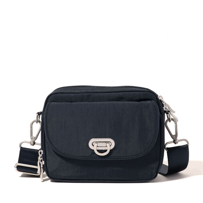 Baggallini Coastal Flip Lock Camera Crossbody Bag (Multiple Colors)(CCC955)