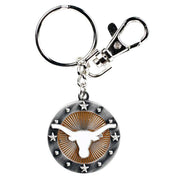 Texas longhorn Impact Logo Keychain