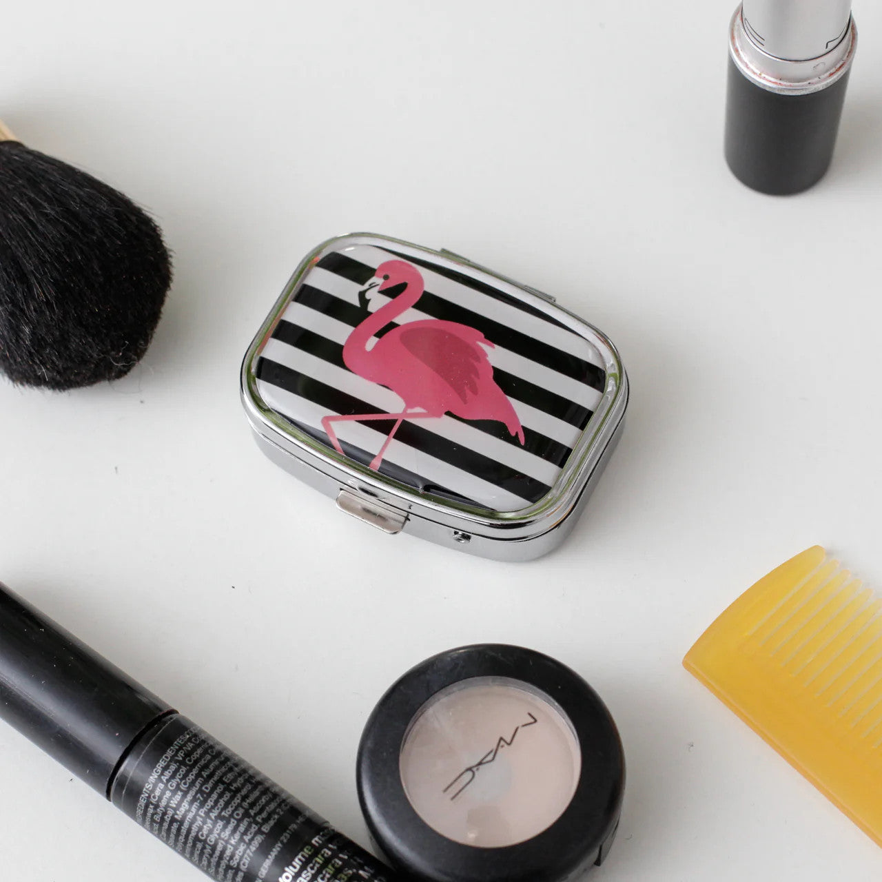 Kikkerland Flamingo Pill Box (Design Chosen at Random) (CD61-A)
