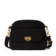 Baggallini Coastal Flip Lock Crossbody (Black)(RFC960B0068)