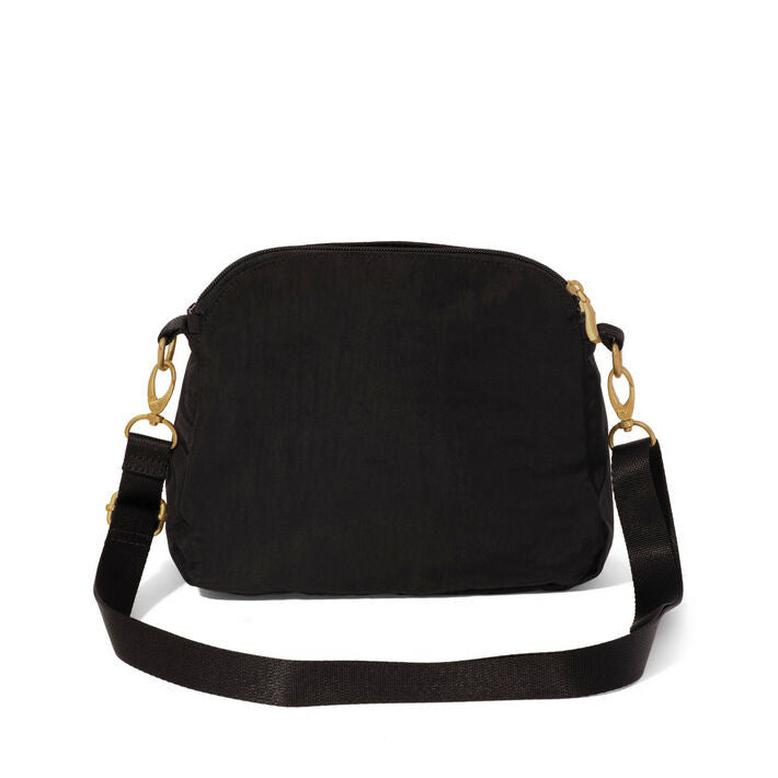 Baggallini Coastal Flip Lock Crossbody (BLK/GLD)
