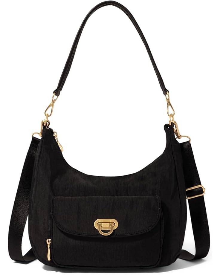 Baggallini Coastal Flip Lock Half Moon Bag (Multiple Colors)