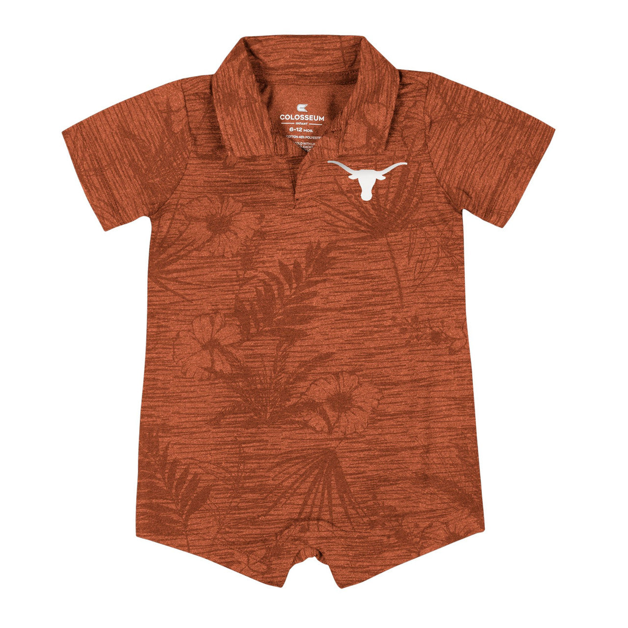 Texas Longhorn Colosseum Infant Fern Romper (COER20339)