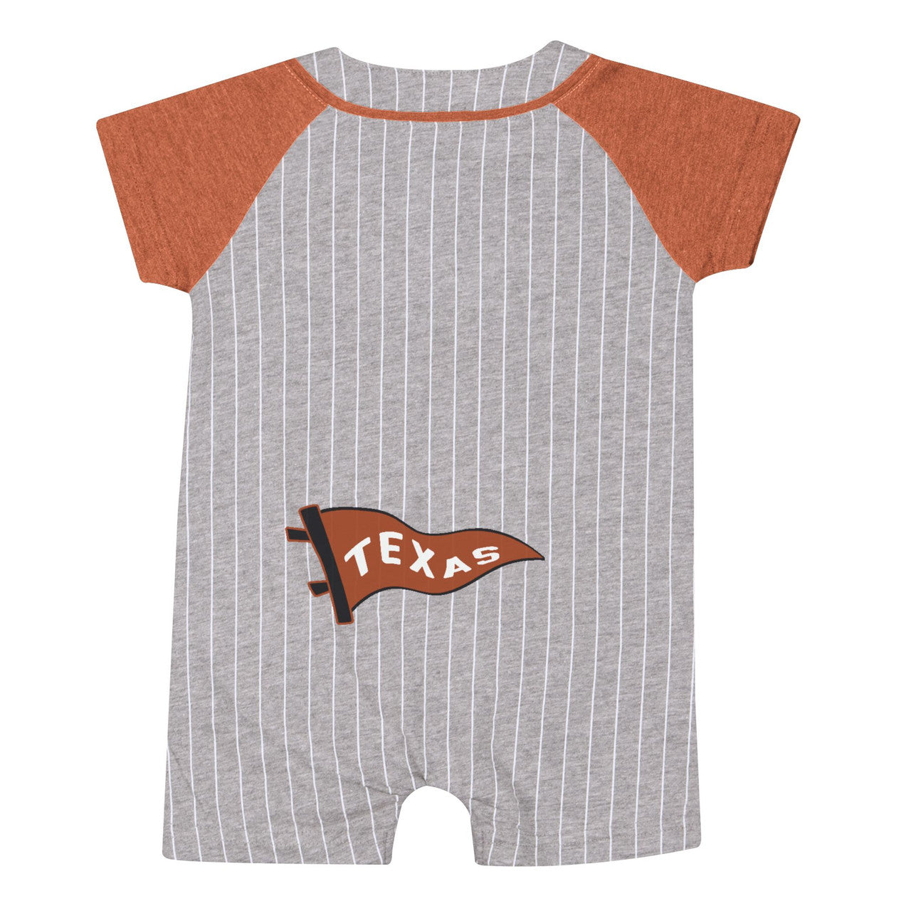 Texas Longhorn Colosseum Infant Airball Pinstripe Romper (HEATHER/BO) ( Coer2034HG )
