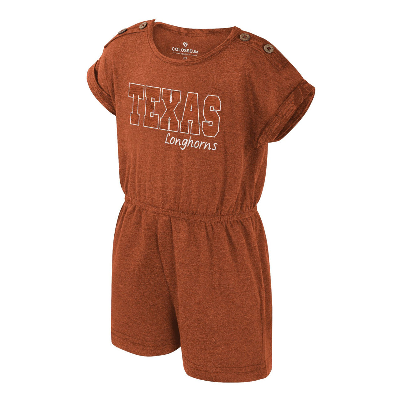 Texas Longhorn Toddler Cinder Romper (BO)