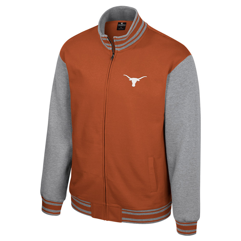 Colosseum Texas Longhorn Men's Clark Full Zip Jacket (COFF11656)