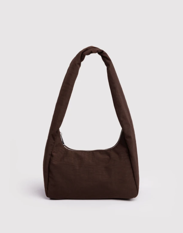 Baggu Small Nylon Meringue Bag - Coffee