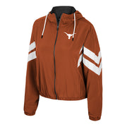 Texas Longhorn Colosseum Ladies Dolman Levitation Windbreaker Jacket (COUJ31405)(BurntOrange)