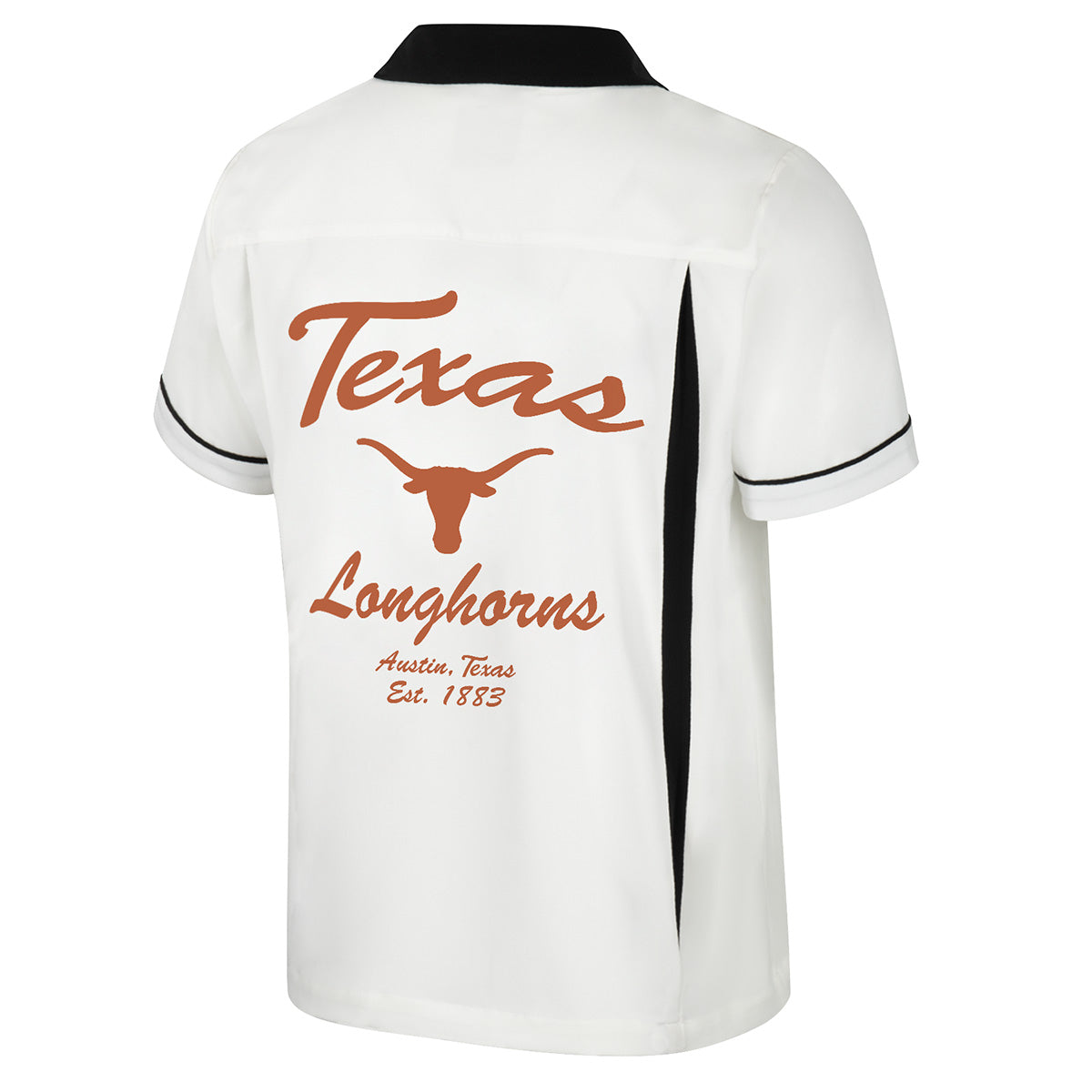 Texas Longhorn Colosseum Men's Shields Bowling Shirt (COWS12037OW)