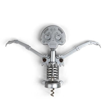 Kikkerland Day of the Dead Corkscrew