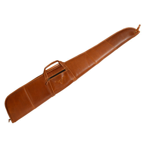 Longhorn Embossed Leather Antelope Shotgun/Rifle Case (CS600)