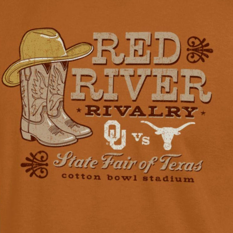 Texas Longhorn Champion Red River Rivalry State Fair Tee