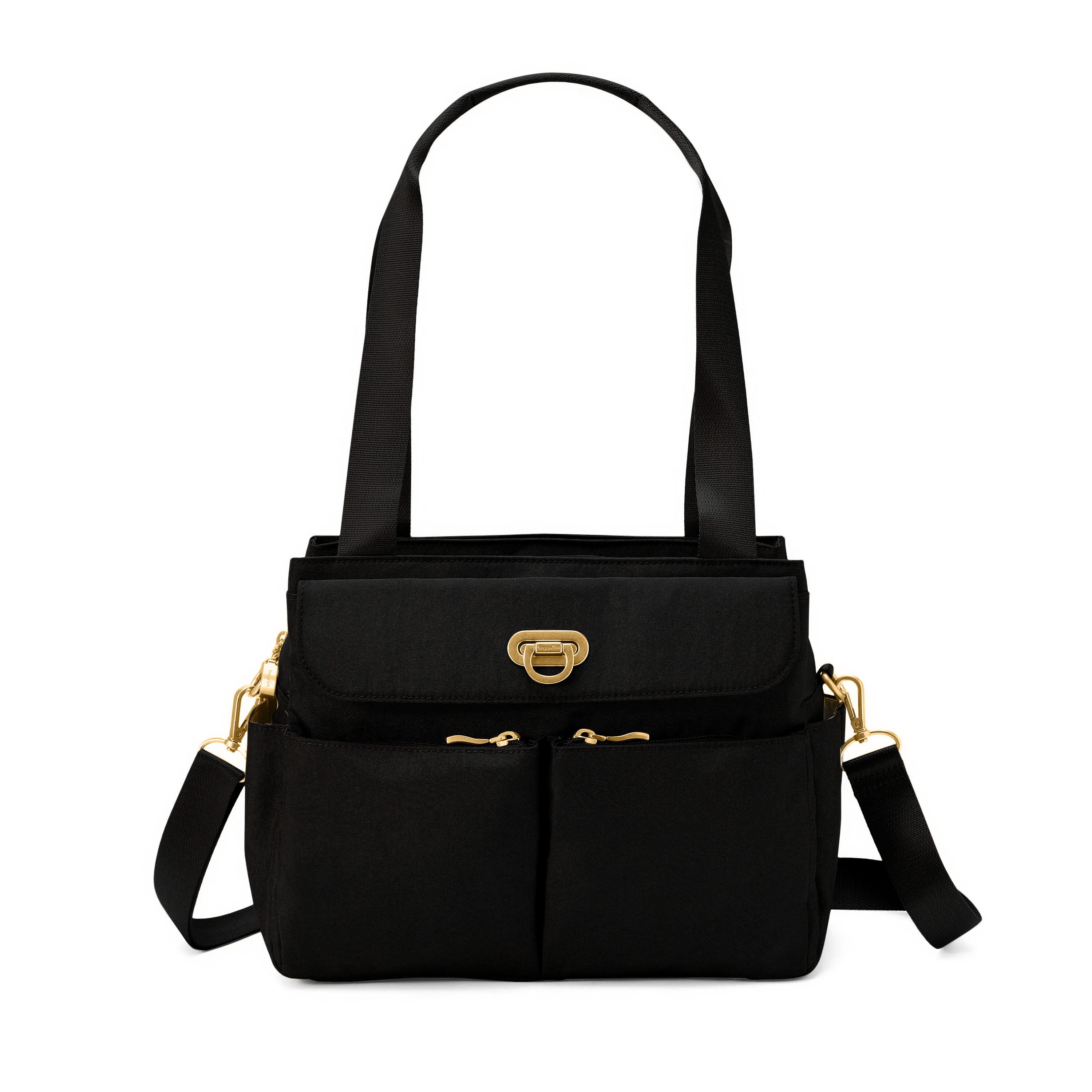 Baggallini Coastal Flip Lock Trio Satchel(2 Colors)(CHCTS201)