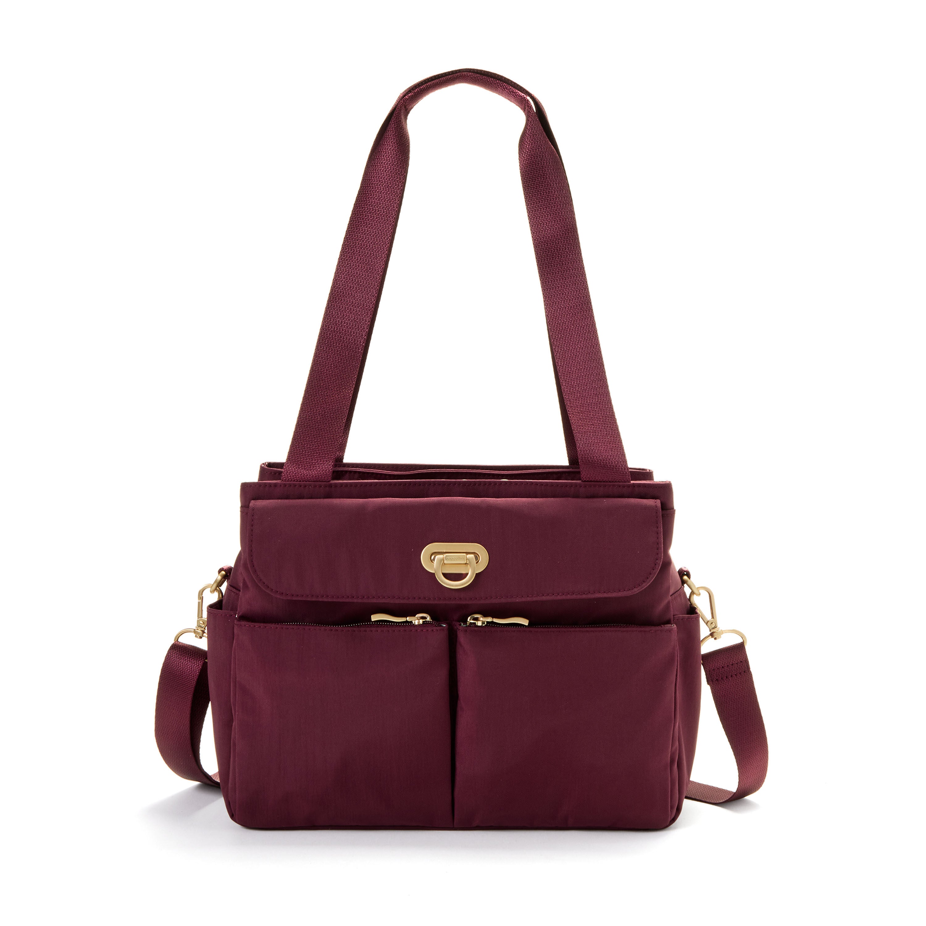 Baggallini Coastal Flip Lock Trio Satchel(2 Colors)(CHCTS201)