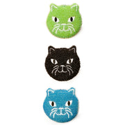 Kikkerland Cat Sponge Set of 3