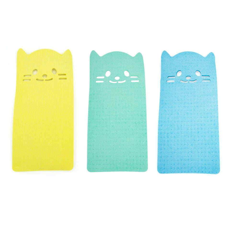 Cat Reusable Cleaning Cloth (Set of 3) (KIK CU324)