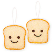 Kikkerland Smiling Toast Sponge Set of 2 (CU380)