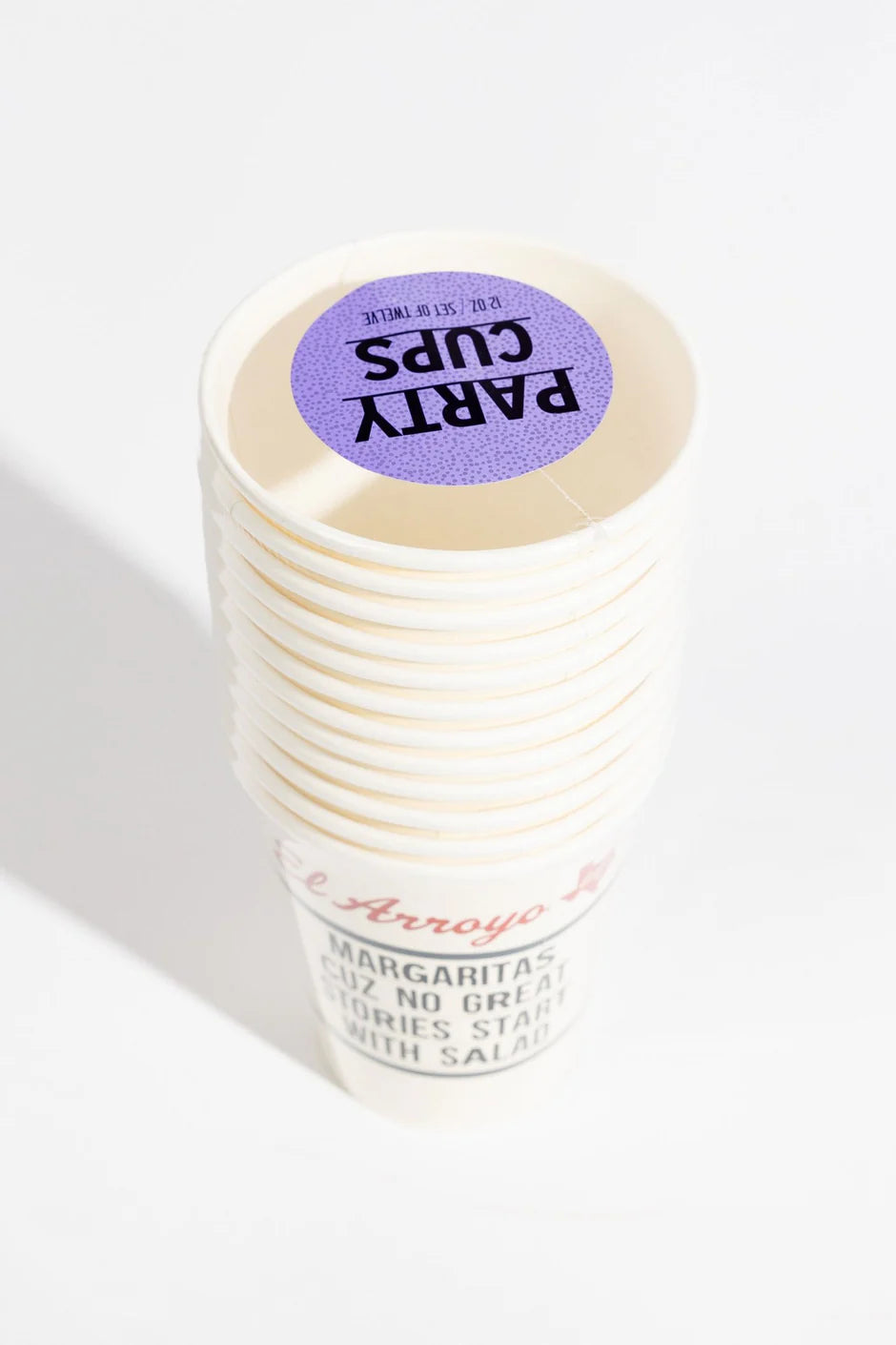 El Arroyo Salad Stories Party Cups (12 Pack) (CUP0019)
