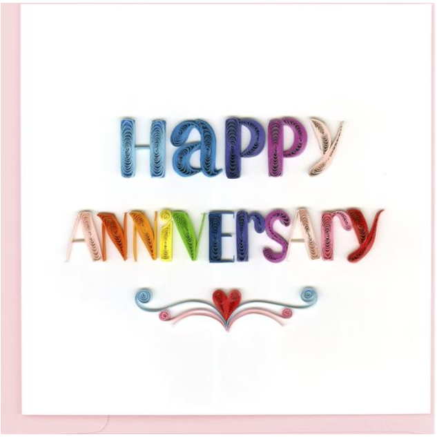Happy Anniversary Quilling Card (LV213)