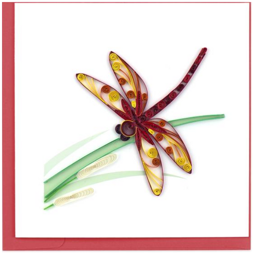 Quilling Card - Dragonfly