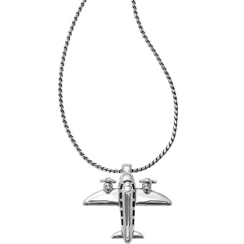 Brighton Aviator Badge Clip Necklace (JM1210)