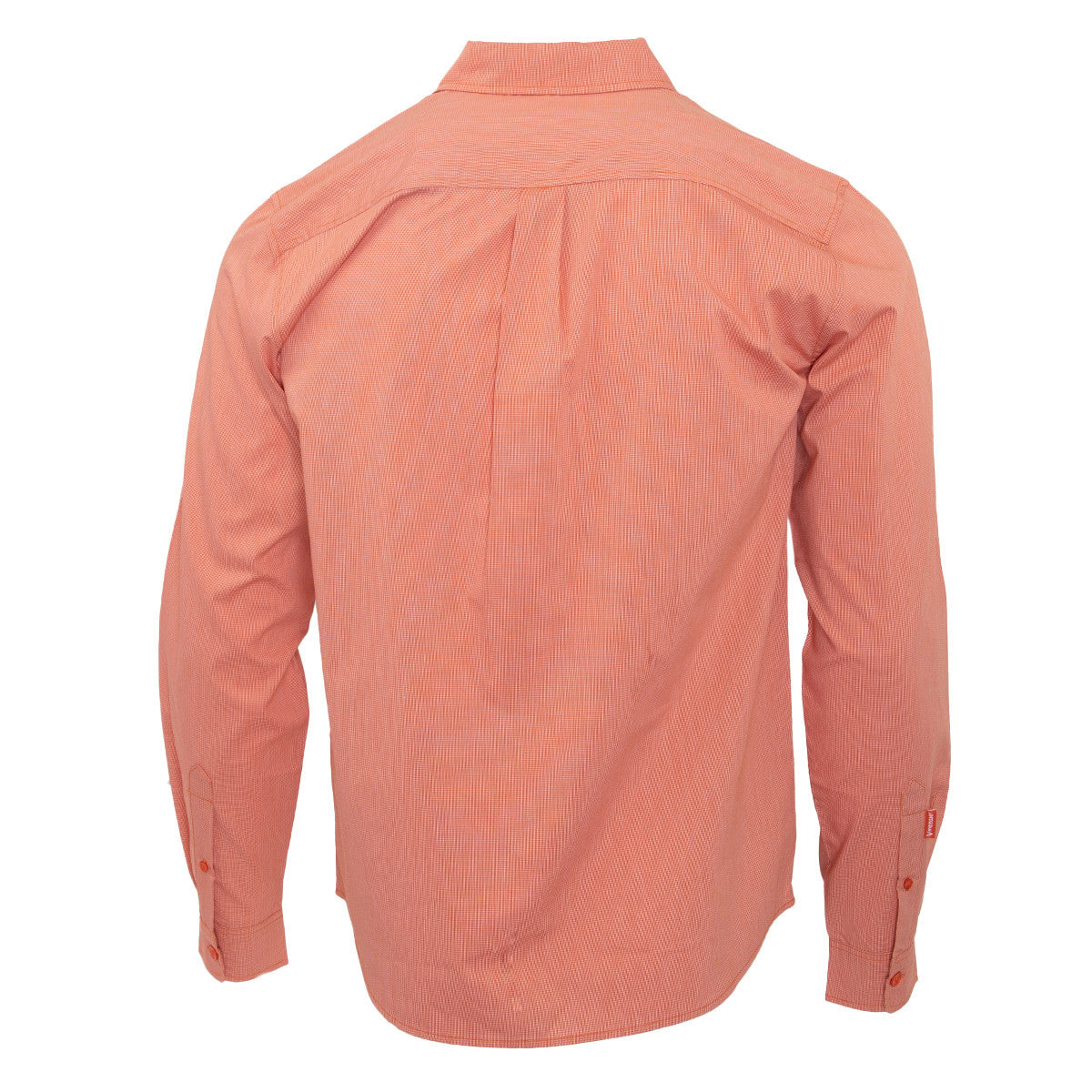 Texas Longhorn Antigua Compression Mini Check Button Down Shirt