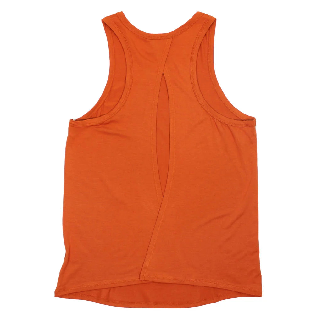 Texas Longhorn Open Back Pride Tank  (TEX21006a) (Burnt Orange )
