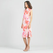 Clara Sun Woo Floral Print Sleeveless Midi Dress (DR21P20)