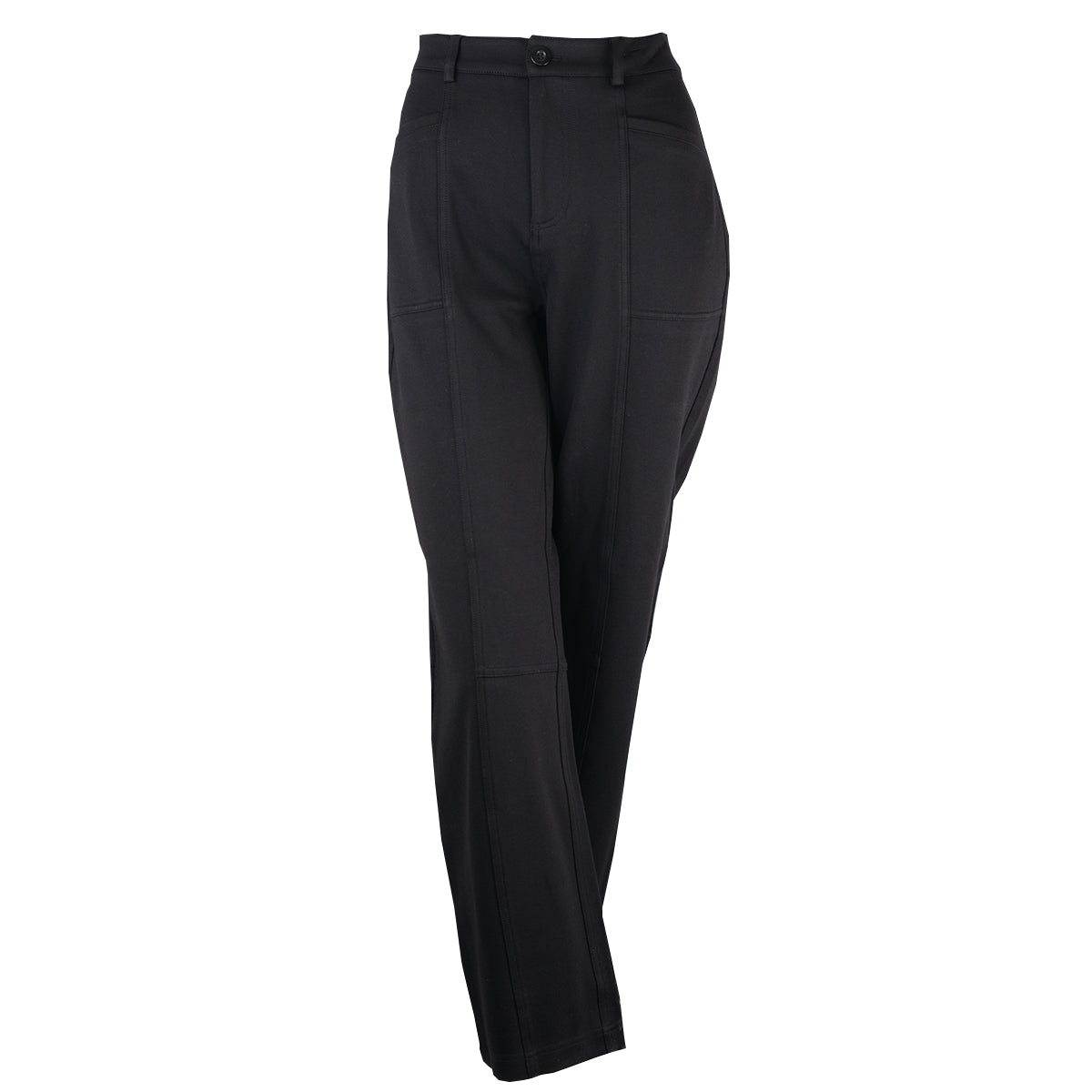 APNY Barrel Leg Ponte Pant (E27) (Black)