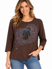 Sabaku Story Teller 3/4 sleeve Best Tee (450COBbest) (Coffee Bean)