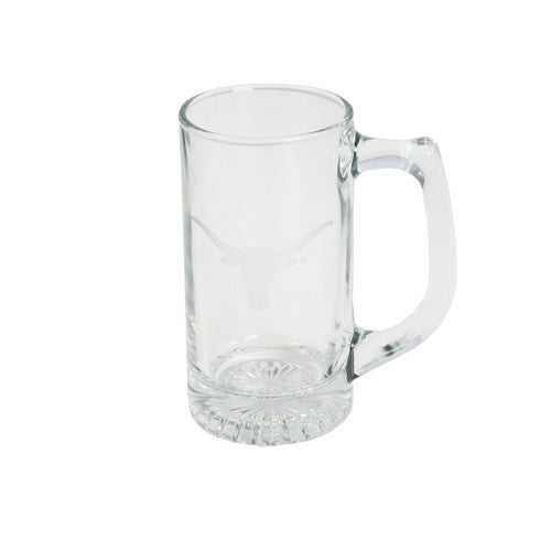 Texas Longhorn Etched Logo Pint Mug (ESM)