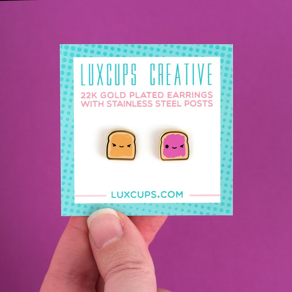 Luxcups PB & J Buds Earrings