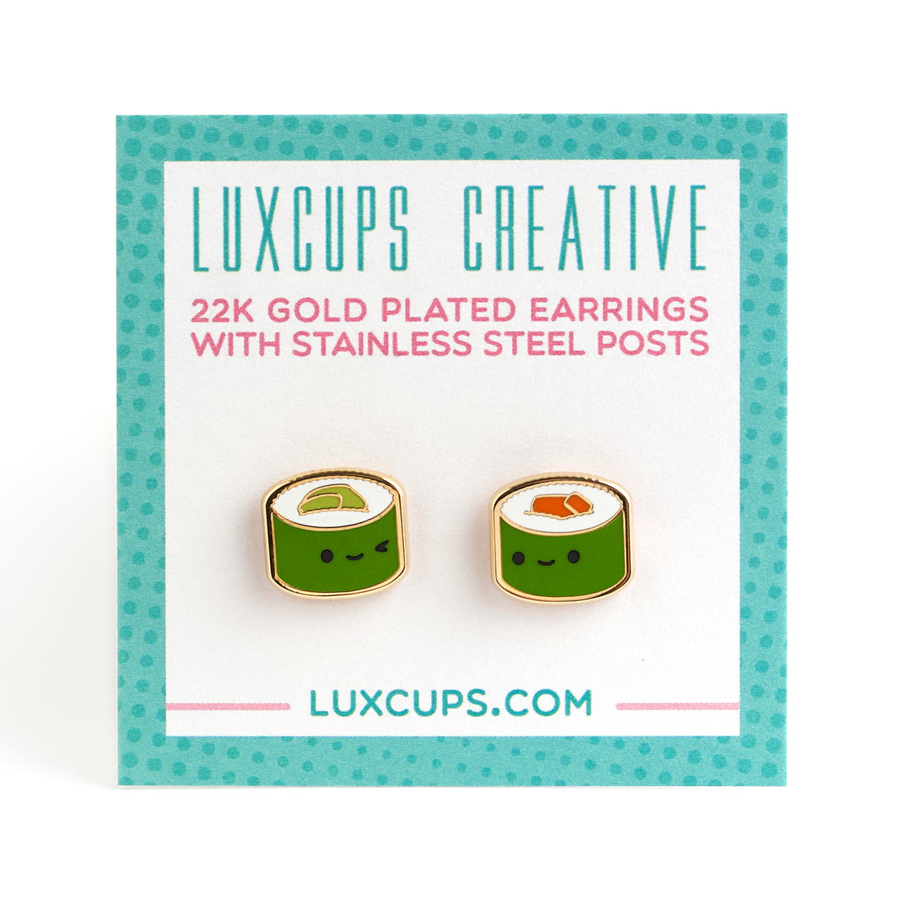 Luxcups Sushi Earrings