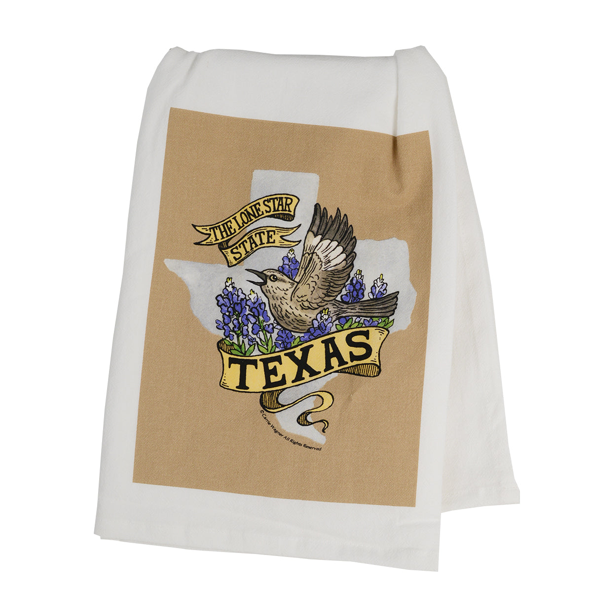 Kay Dee The Lone Star State Flour Sack  Tea Towel (F3922)