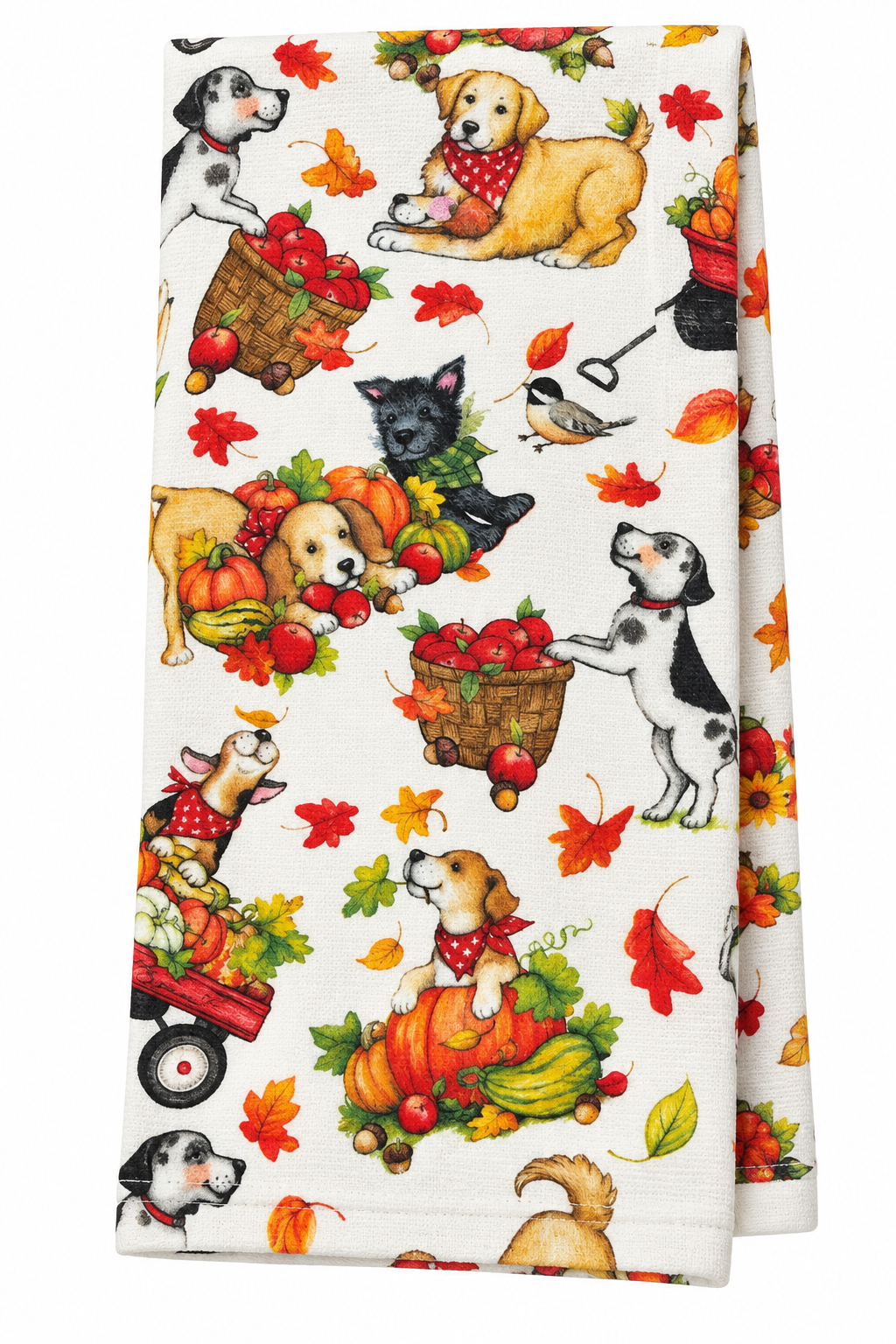 Kay Dee Fun Fall Puppy Toss Dual Purpose Towel (H7183)